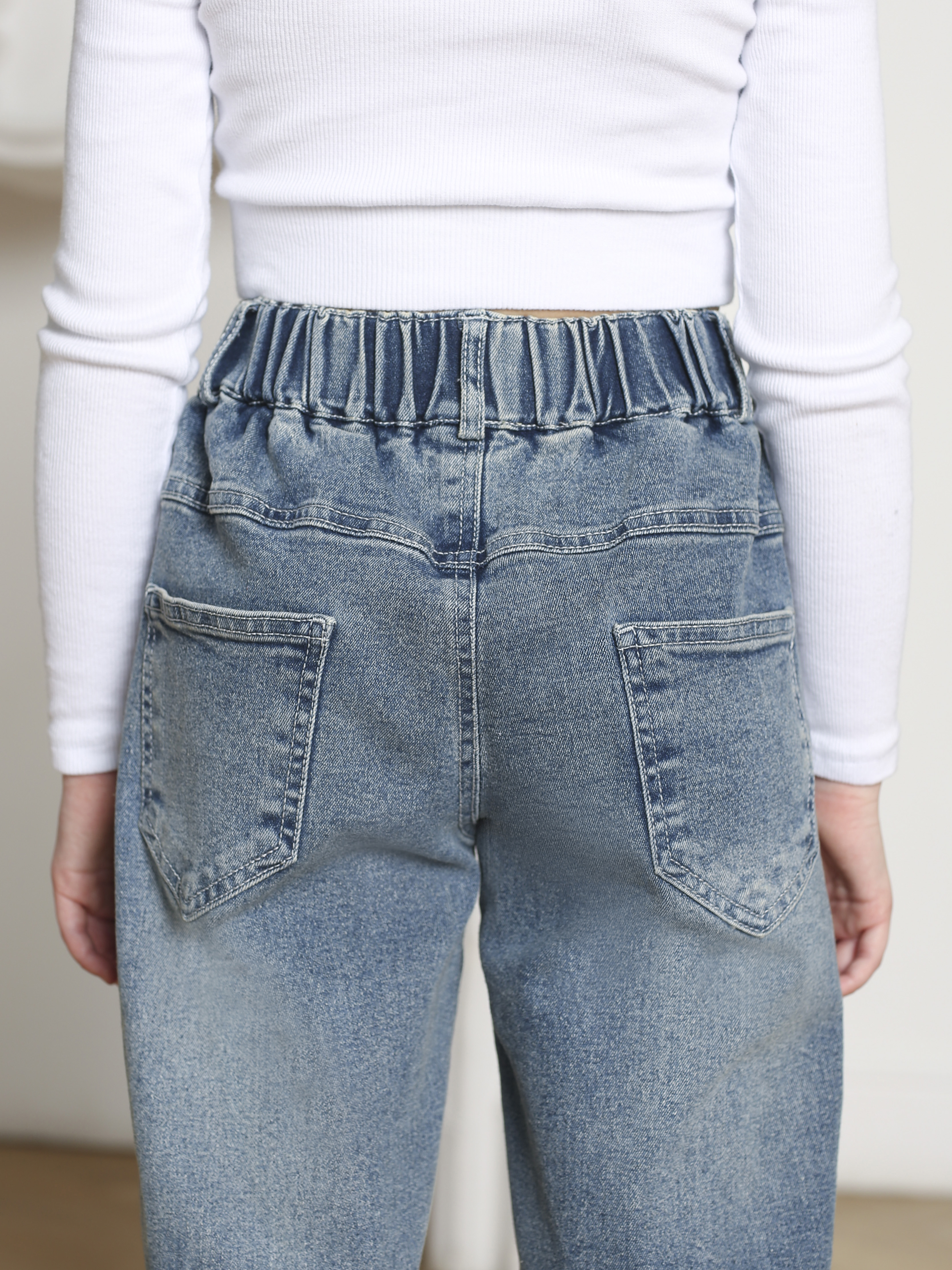 Джинсы-бананы СИНИЙ МИР R3-IL - фото 13