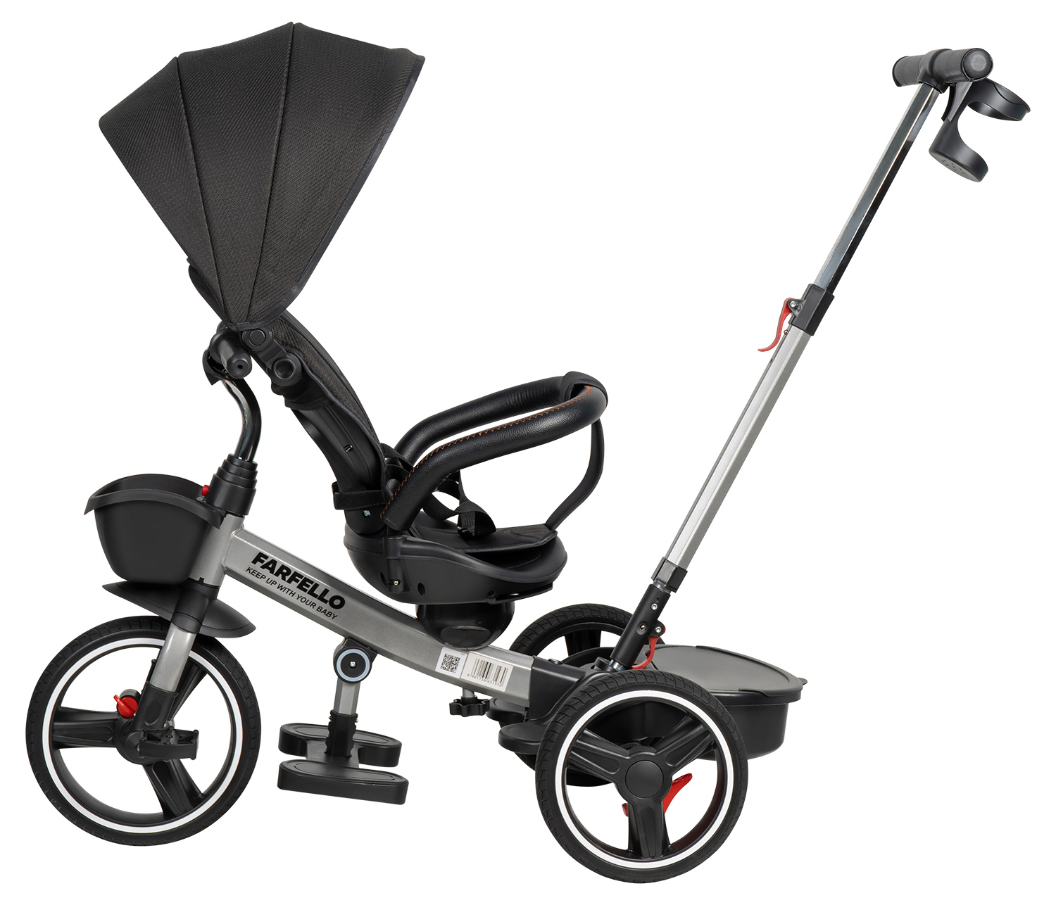 Трехколесный велосипед Farfello 10 дюймов - фото 7