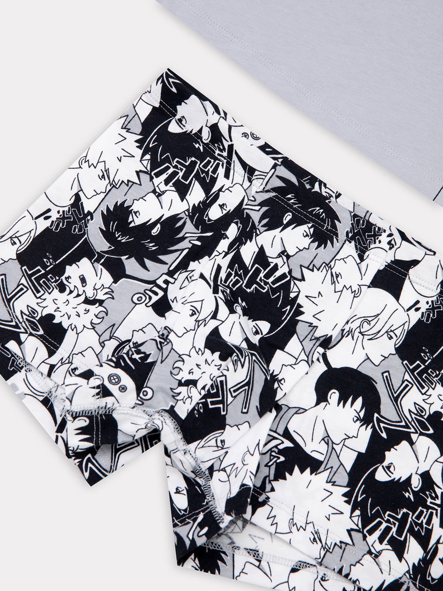 Майка и трусы Mark Formelle (Марк Формэль) 443002/ св.серый +комиксы - фото 3