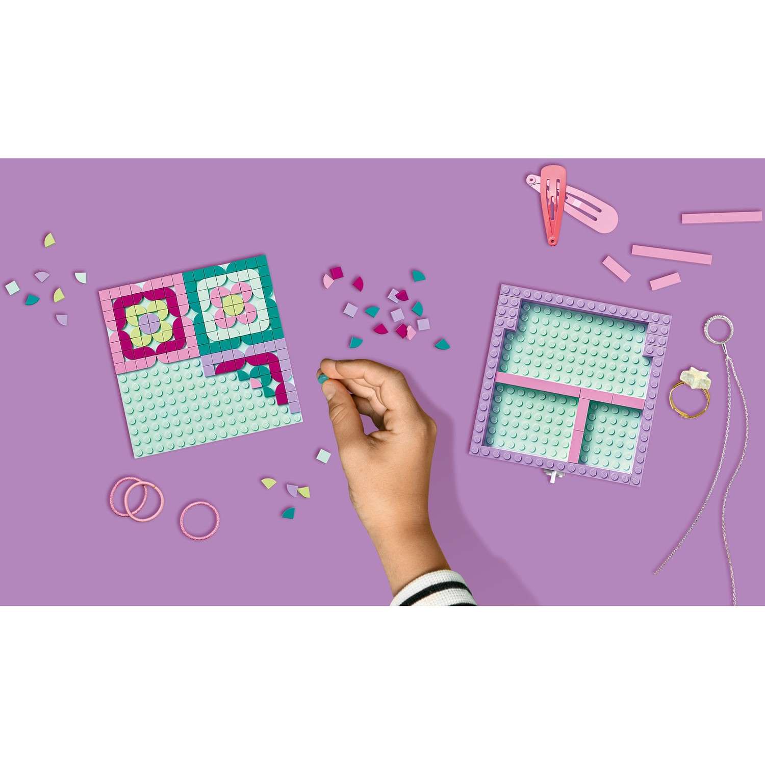 Конструктор LEGO DOTS Шкатулка для драгоценностей блочный - фото 16