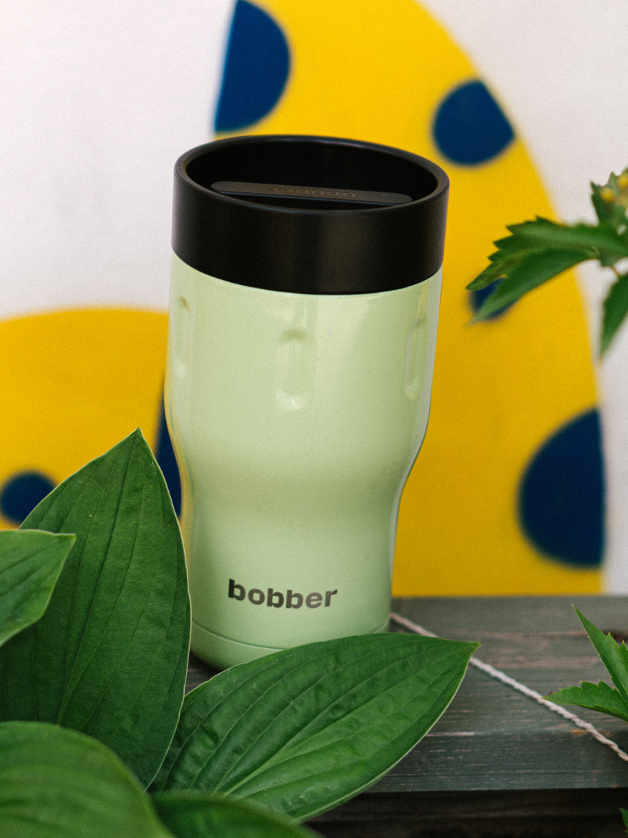 Термокружка для напитков 350 мл Tumbler Bobber оливковый - фото 5
