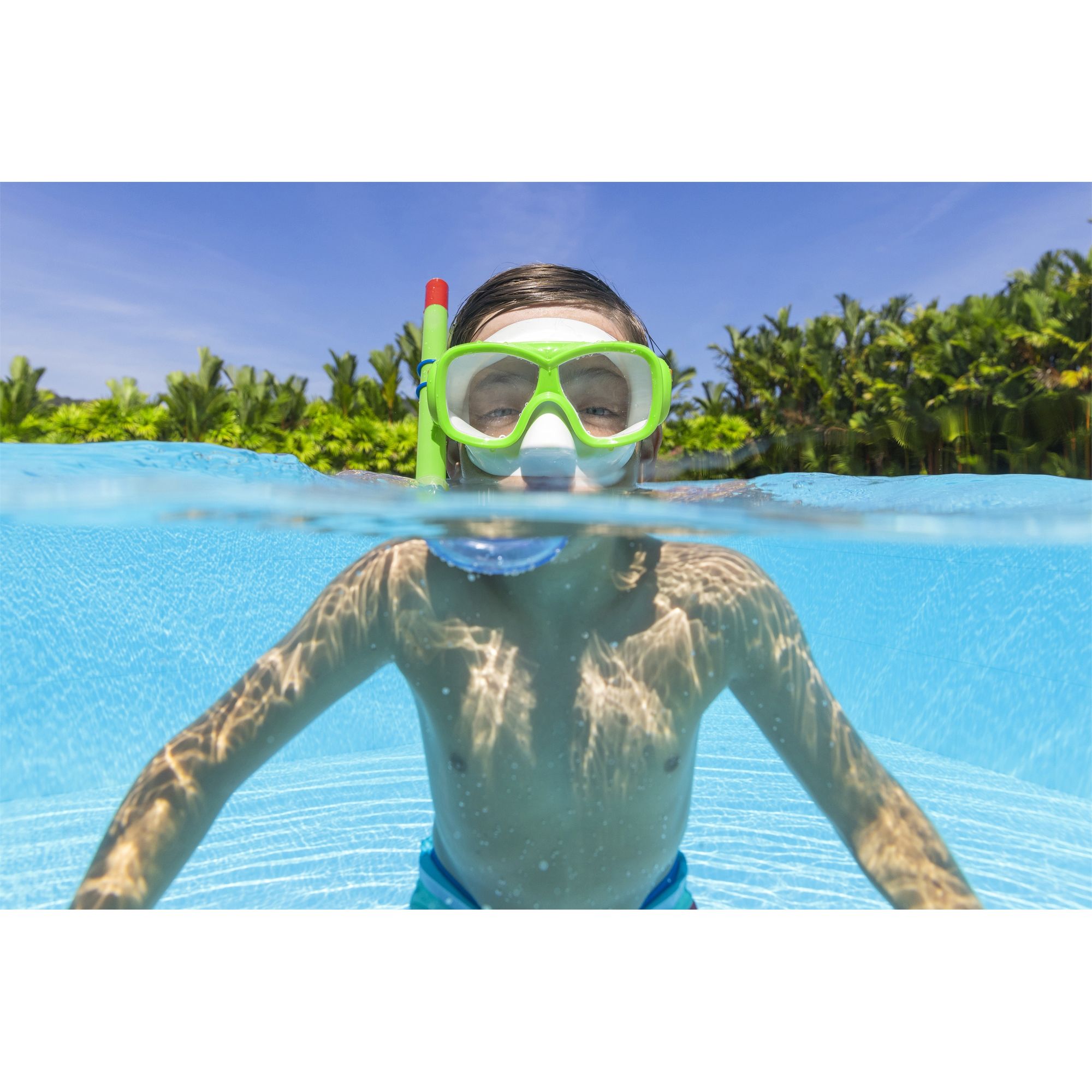 Набор для ныряния Bestway зеленый - фото 3