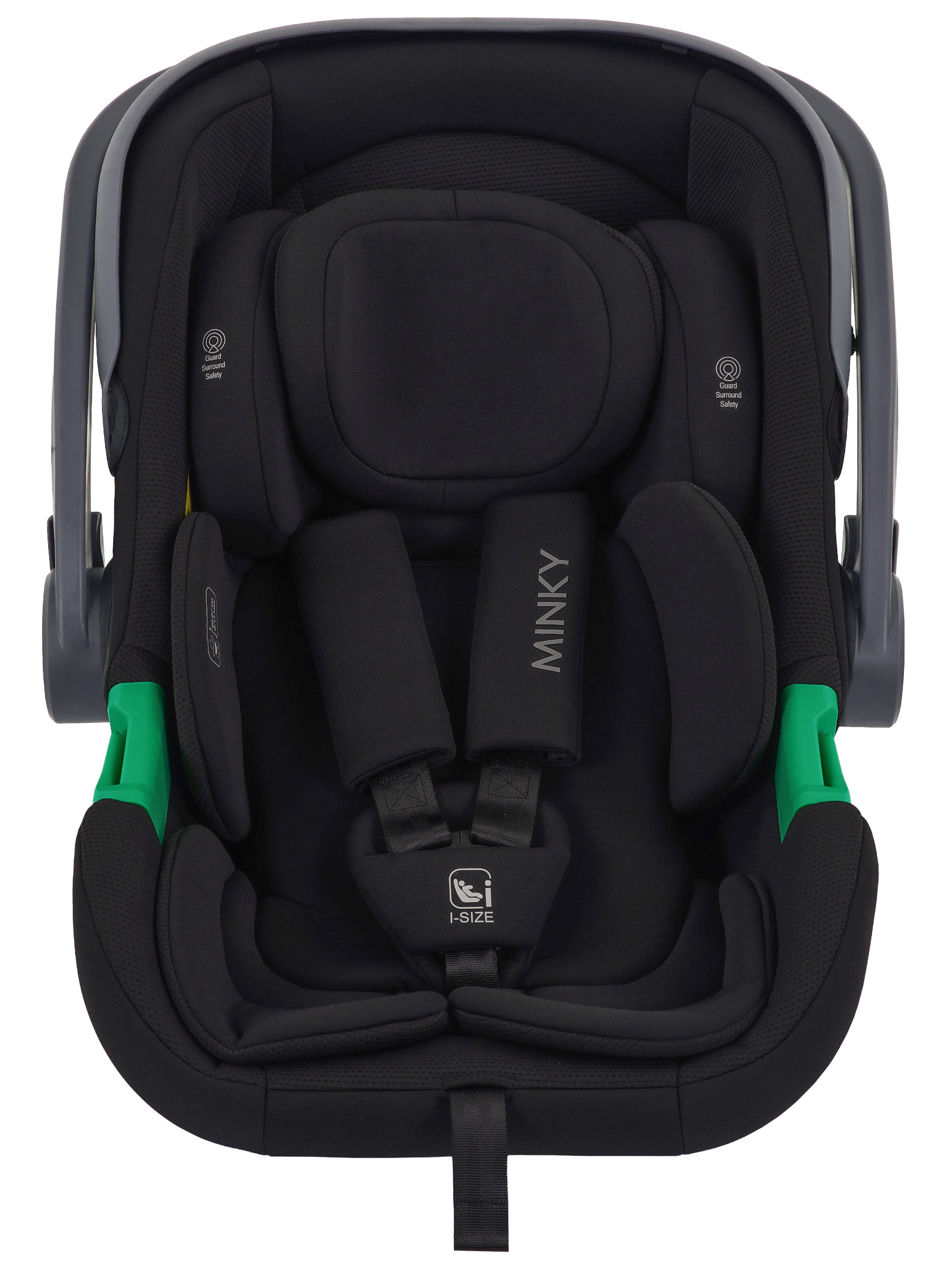 Автокресло Indigo Minky 0 (0 -13 кг) черный - фото 14