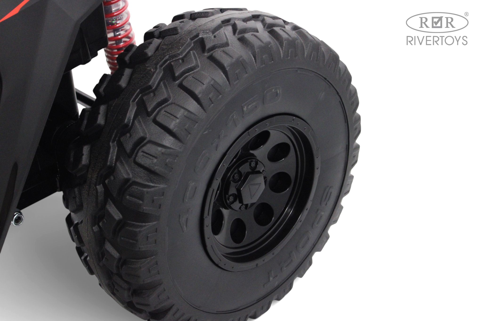 Электромобиль RIVERTOYS A707AA-LUX-NEW-GREEN-CAMOUF С пультом ДУ - фото 13