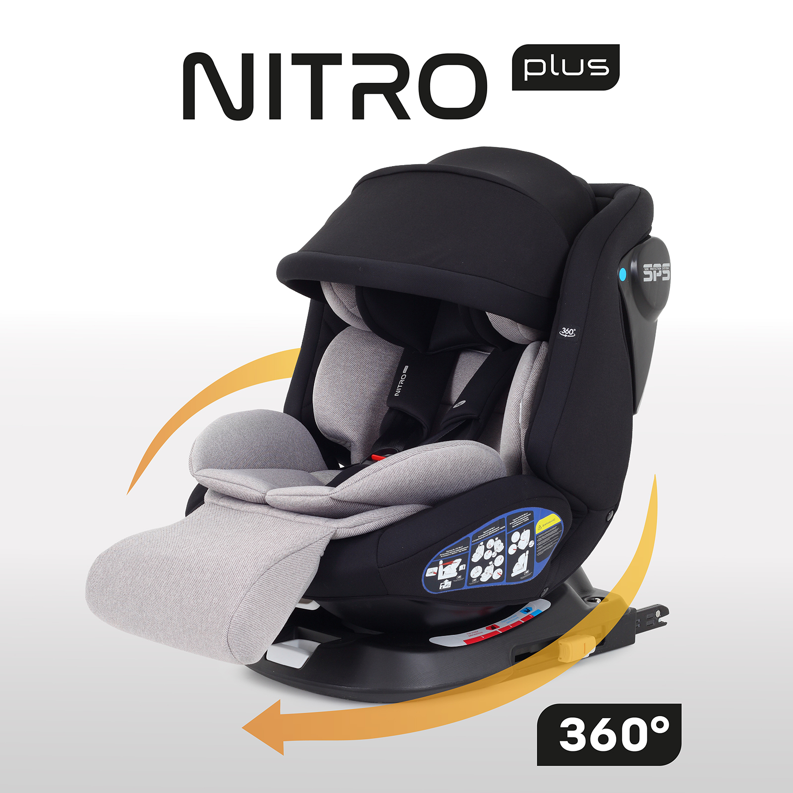Автокресло Rant Nitro Plus isofix Isofix 0+/1/2/3 (0-36 кг) бежевый - фото 1