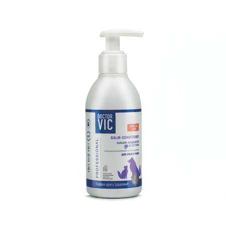 Бальзам-кондиционер для собак и кошек Doctor VIC Professional от колтунов 200мл