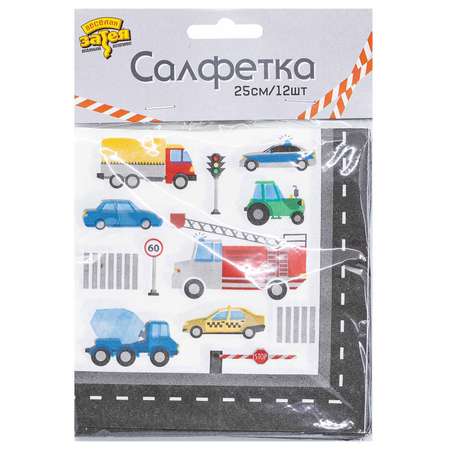 Бумажные салфетки Веселая затея 12 шт.