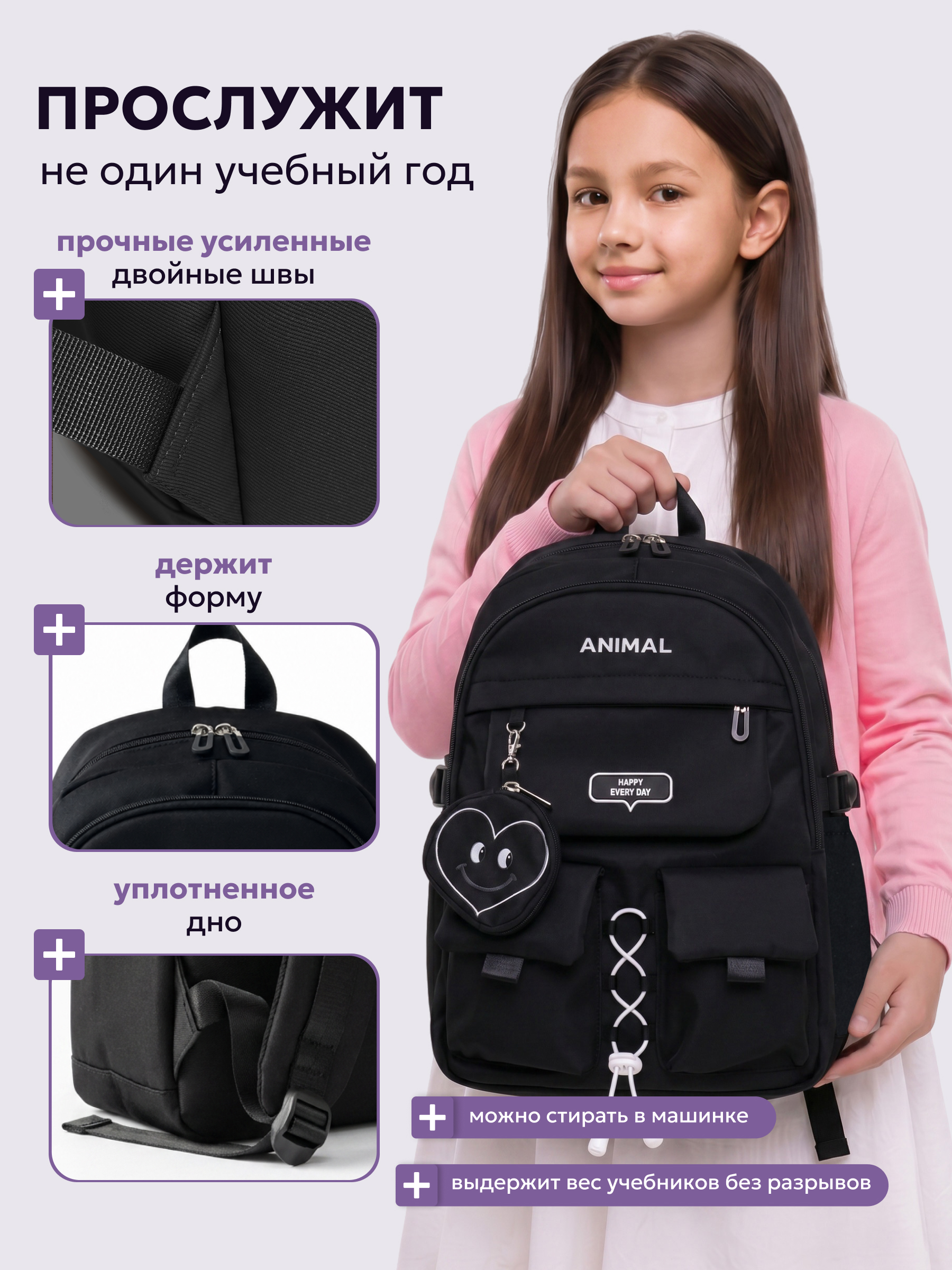 Рюкзак LUXMAN для детей универсальный - фото 3