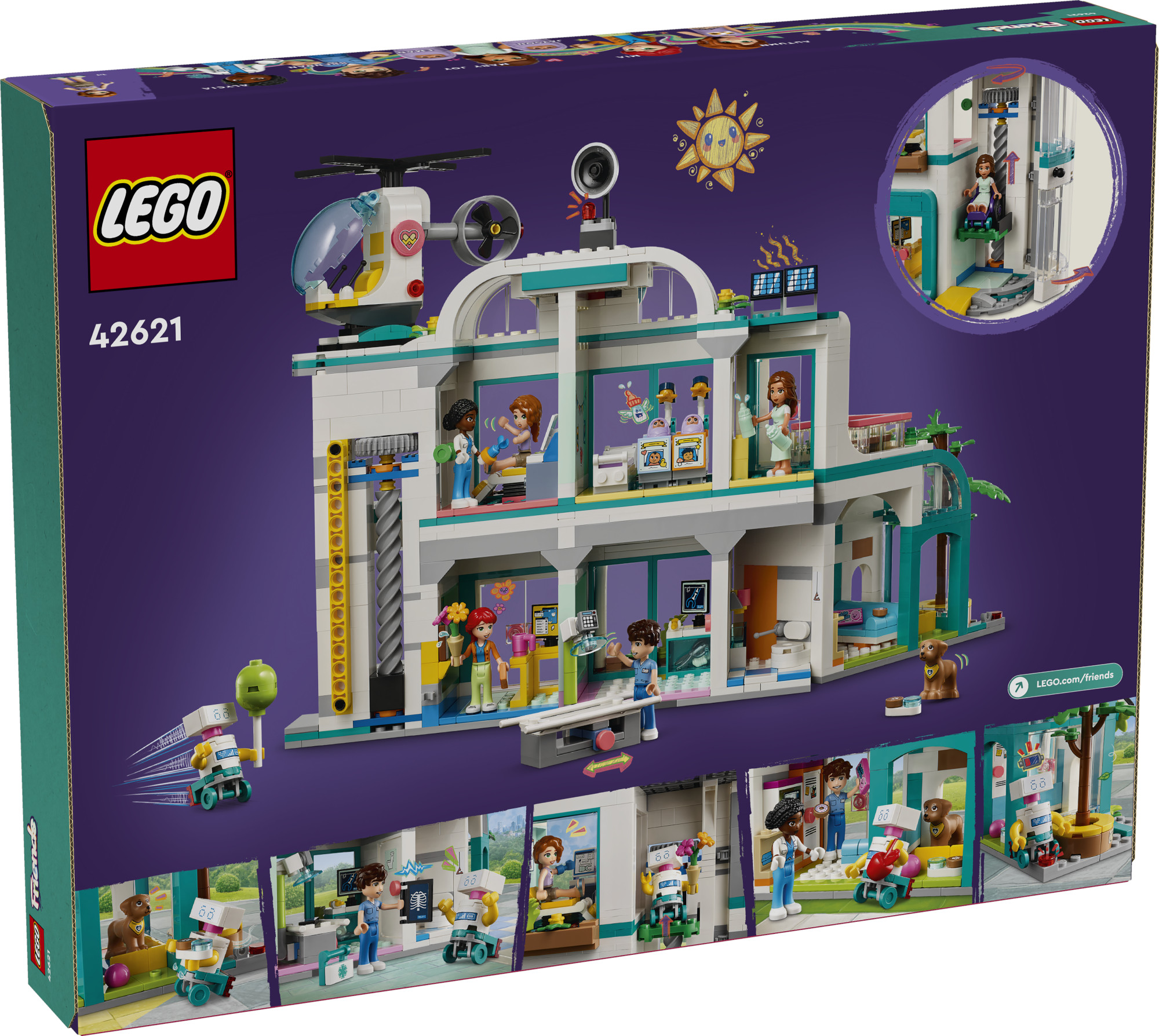 Конструктор LEGO Friends Городская больница Хартлейк блочный - фото 5