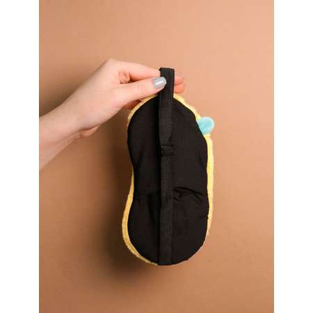 Маска для сна iLikeGift Fruits yellow с гелевым вкладышем