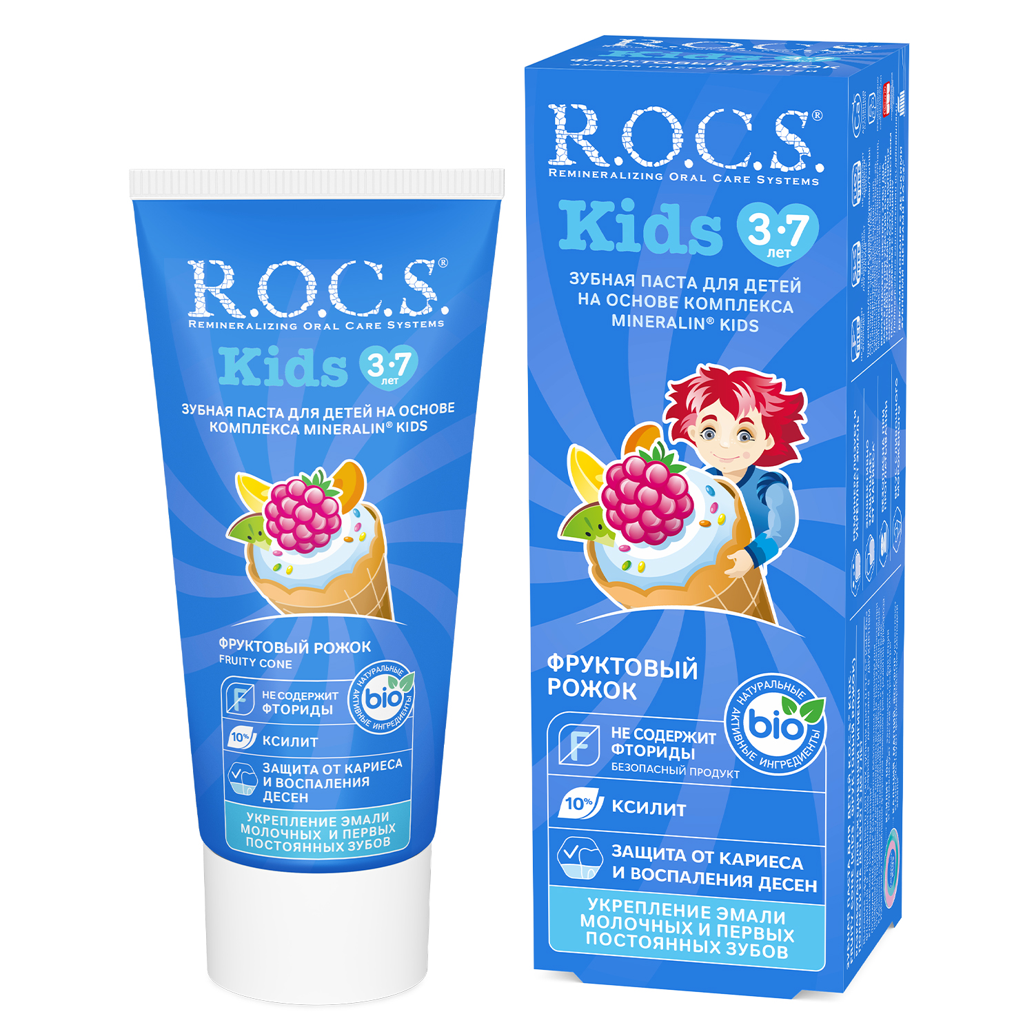 Зубная паста R.O.C.S. без фтора десерт - фото 5