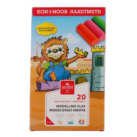 Пластилин Koh-I-Noor 20 цв.