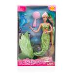 Кукла модельная Defa Lucy Русалка расчёска высота 28 см