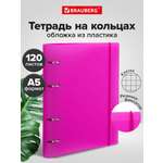 Тетрадь со сменным блоком Brauberg клетка 120 лист.