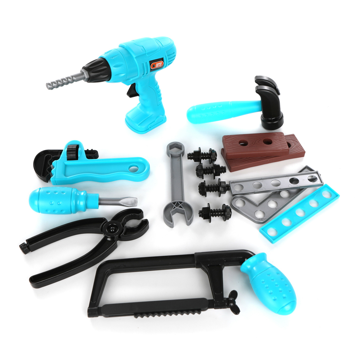 Игрушка Veld Co Мастер (дрель, шуруповерт, инструменты) - фото 4