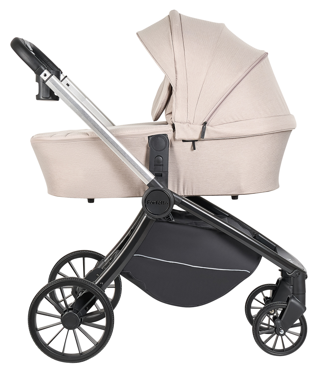 Коляска 3в1 Farfello Baby shell бежевый - фото 11