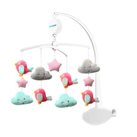 Каруселька на кроватку Babyono Арт.626 Птички и Облачка