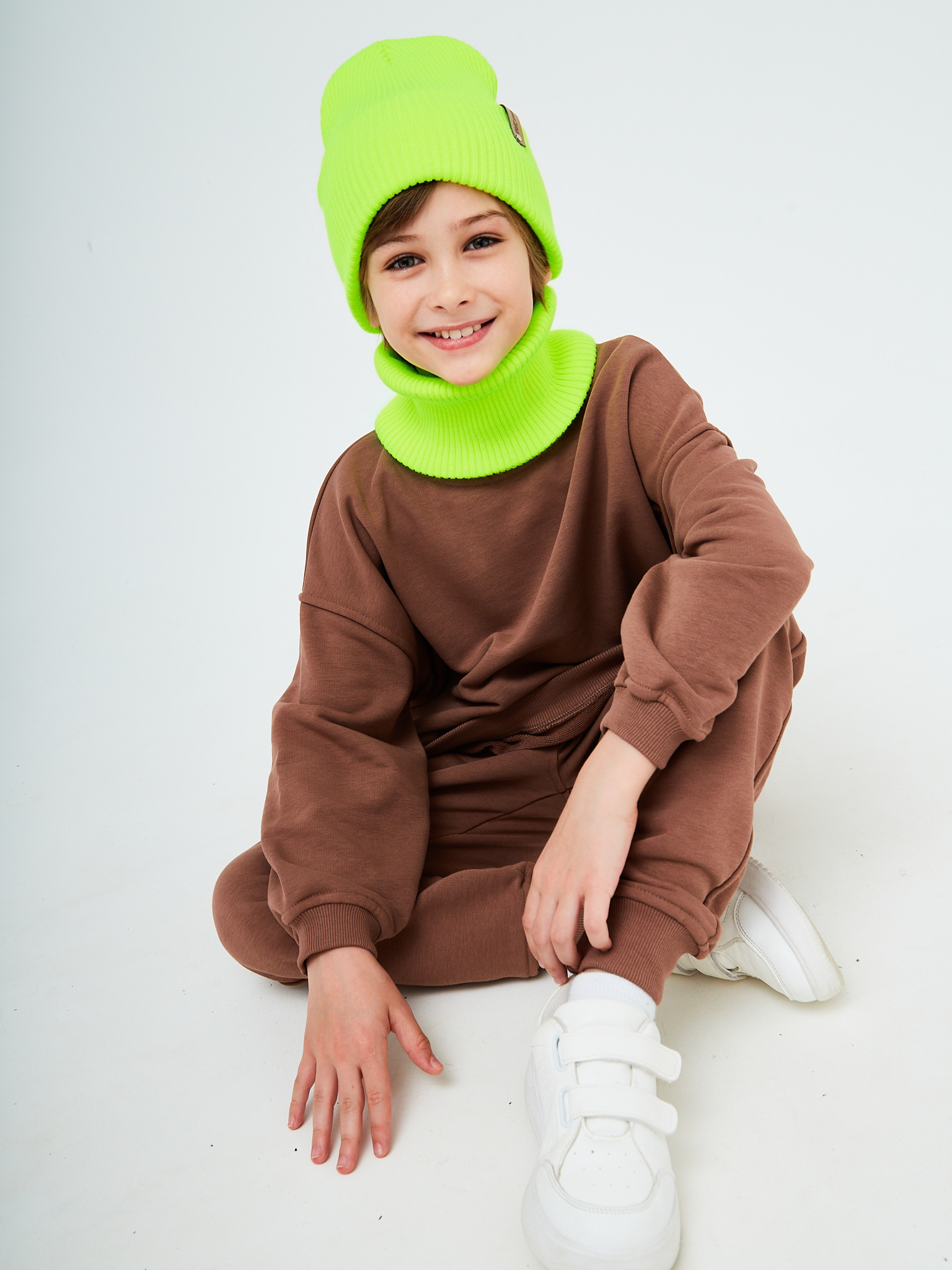 Шапка и снуд KUBRIO KU-H-52-lopata-yellowB - фото 9