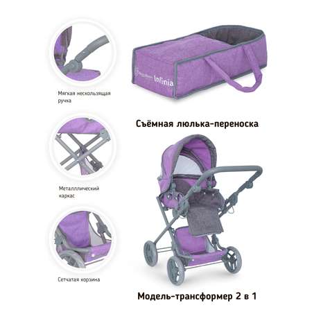 Коляска-трансформер для кукол Buggy Boom