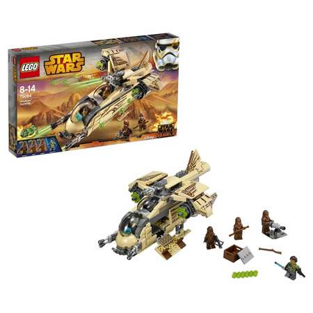 Конструктор LEGO Star Wars Боевой корабль Вуки блочный