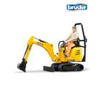 Экскаватор Bruder JCB 8010 CTS мини и рабочий