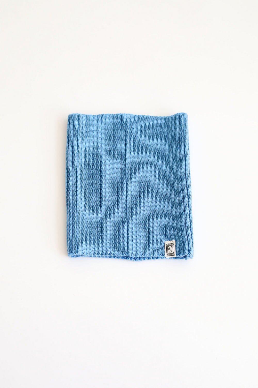 Снуд MINIDINO ВЯЗ-СН-001Снуд-труба вязаный небесно-голубой - фото 3