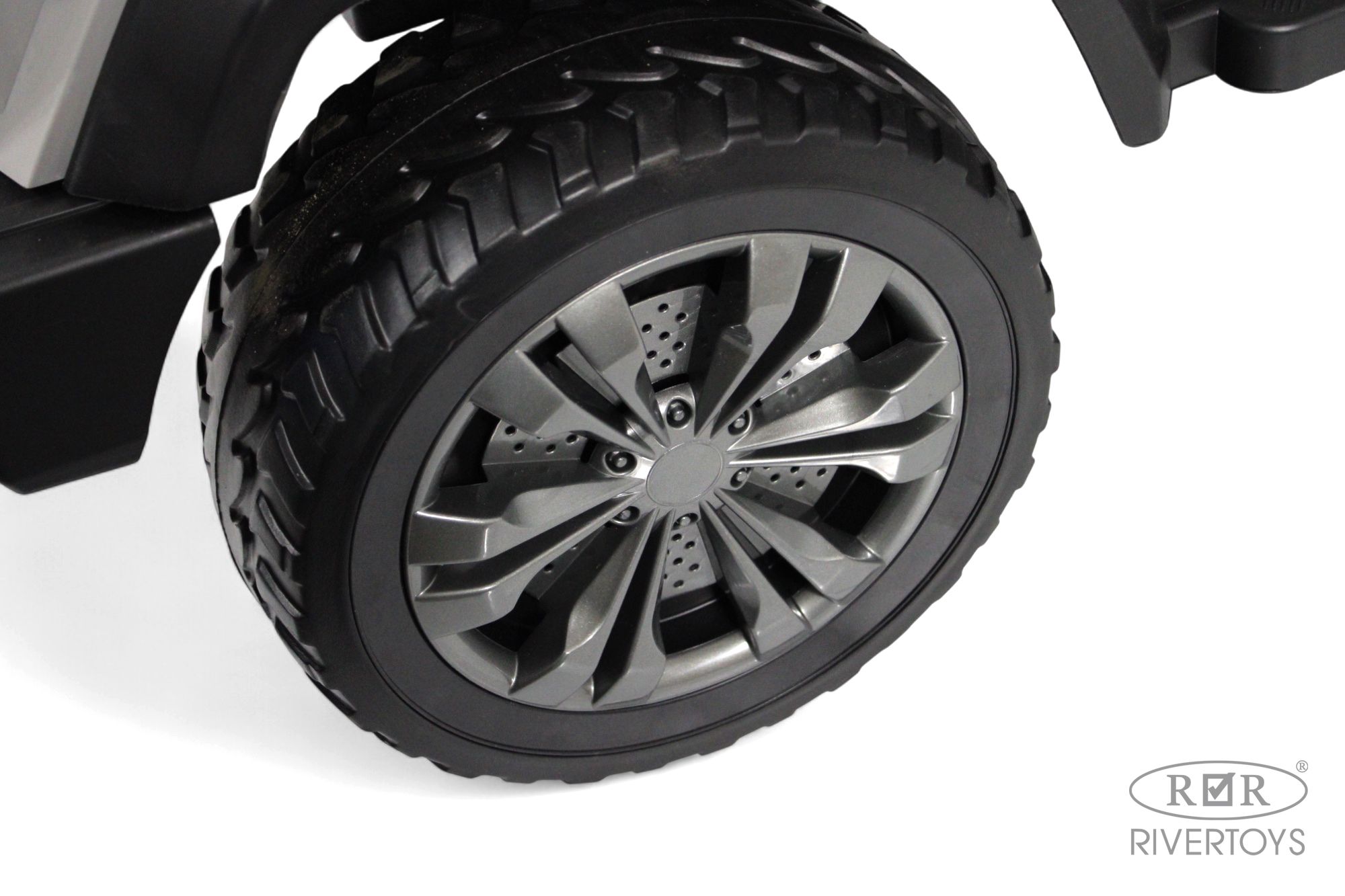 Электромобиль RIVERTOYS E555KX-PICKUP-GREY С пультом ДУ - фото 28