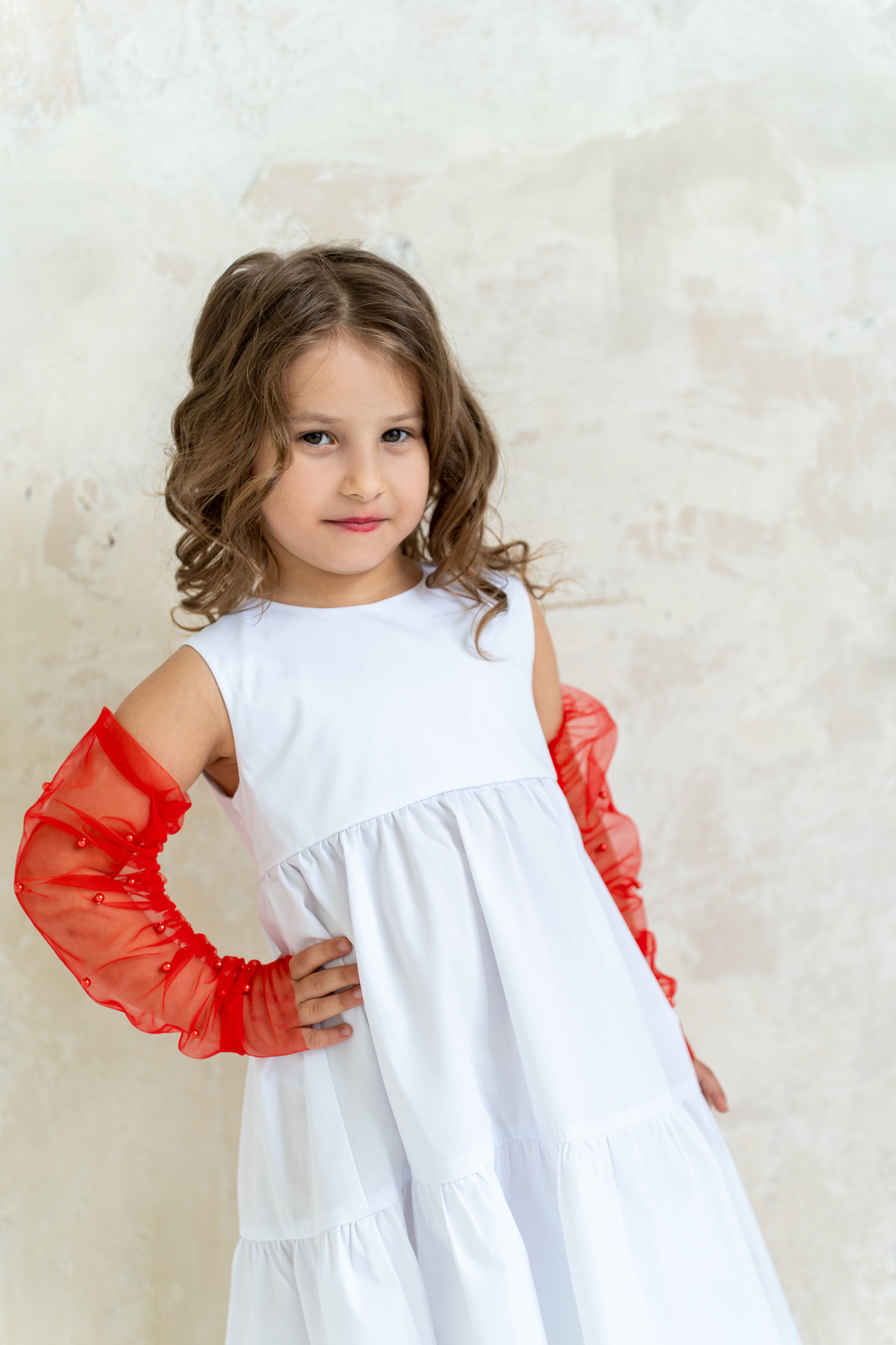 Митенки VasileKiss КрасныйДетскиеМ - фото 3