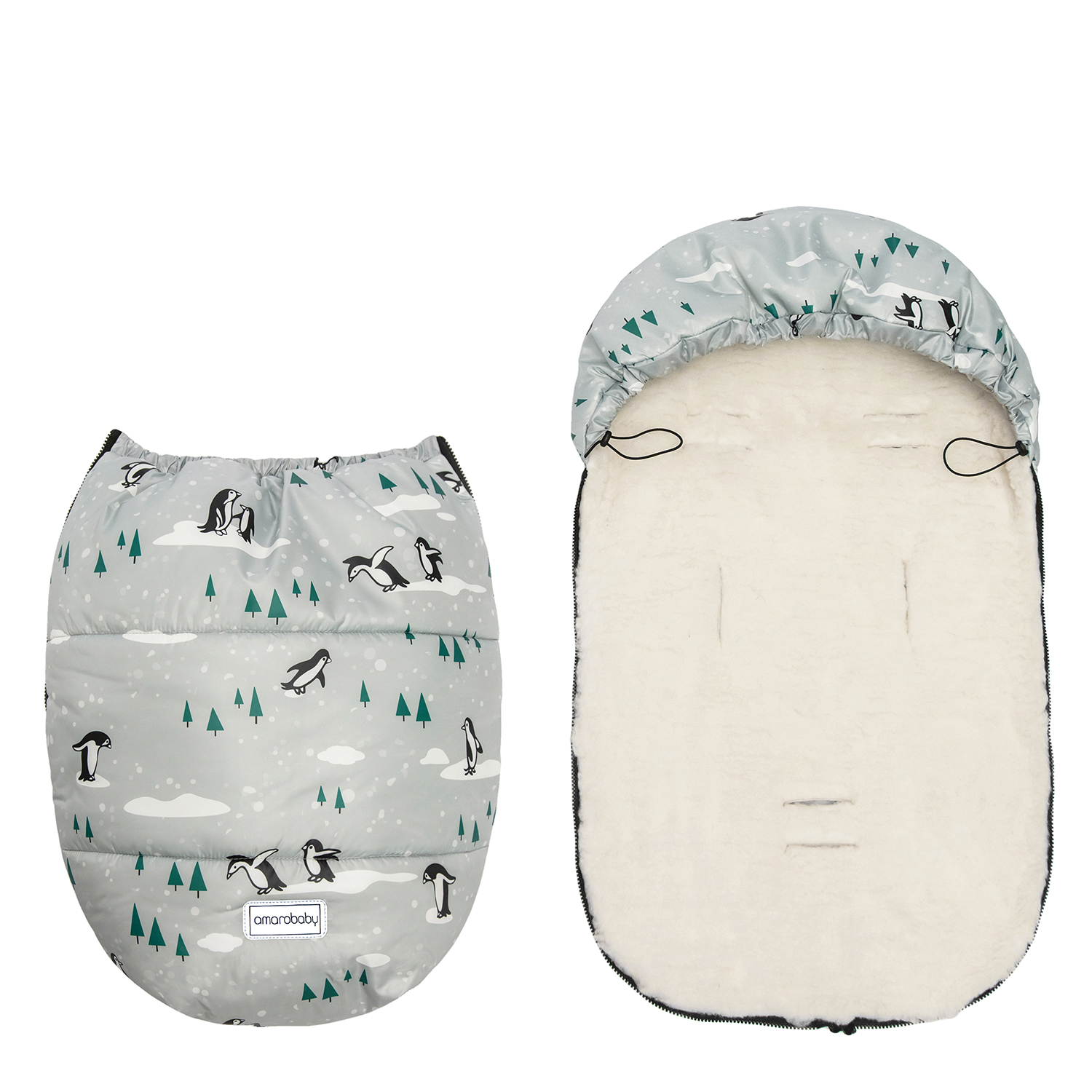 Конверт в коляску Amarobaby Snowy Baby - фото 3