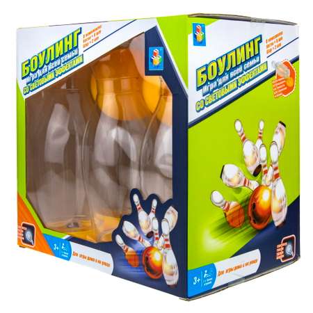 Игровой набор 1TOY Боулинг с подсветкой
