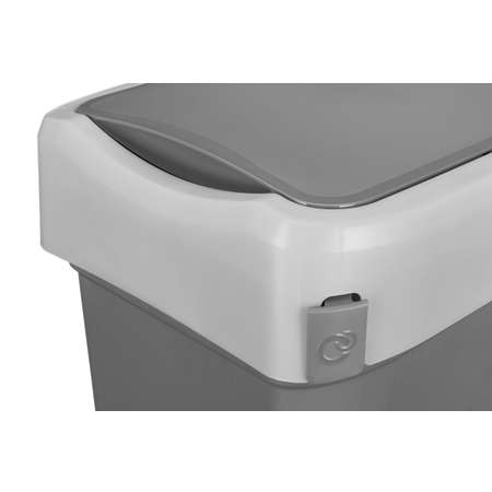 Контейнер Econova для мусора Smart Bin 50л серый