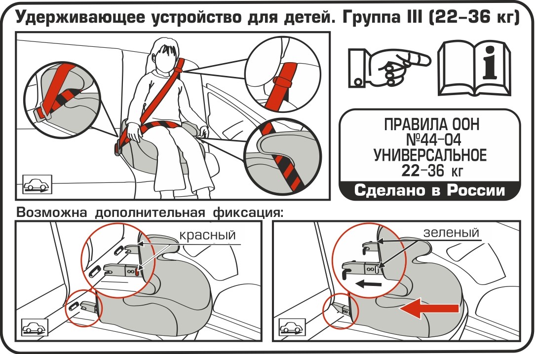Автокресло Babyton Argo Fix Grey Isofix 3 (22-36 кг) - фото 17