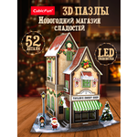 Пазл CubicFun Новогодний магазин сладостей 3D