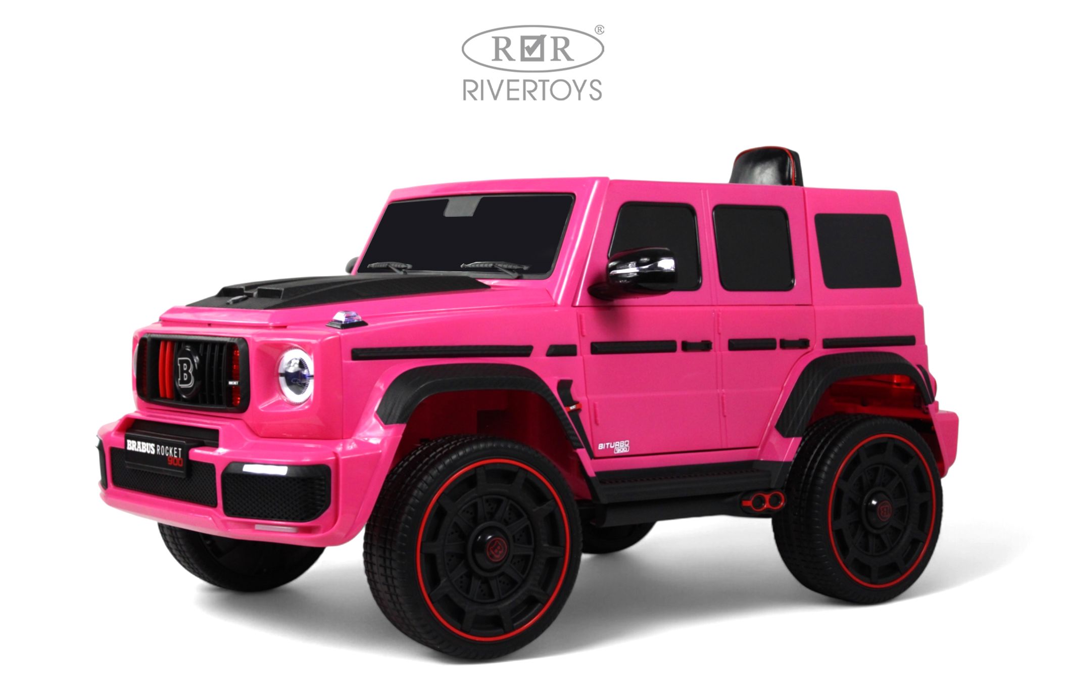 Электромобиль RIVERTOYS Mercedes Z999ZZ-PINK С пультом ДУ - фото 1