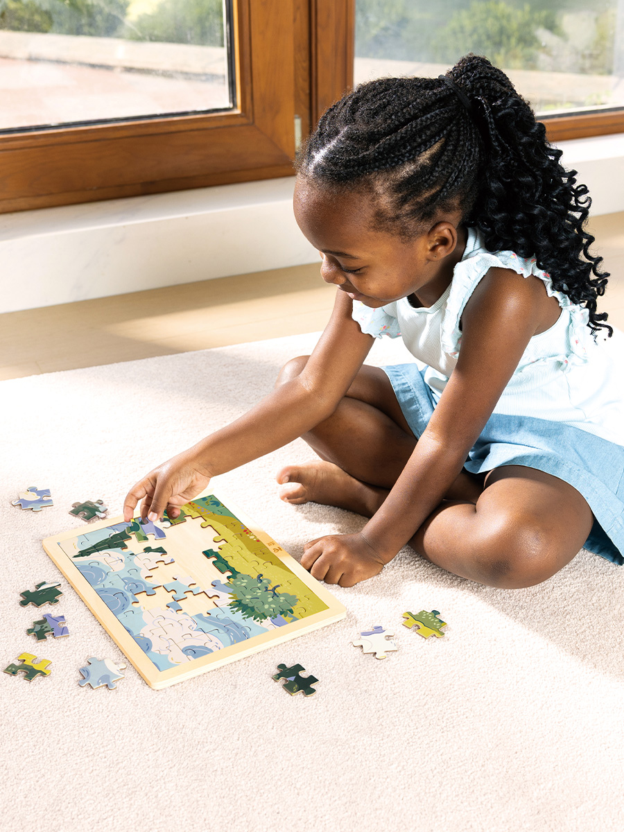 Пазл Hape Пазл для детей Умняша деревянный - фото 1