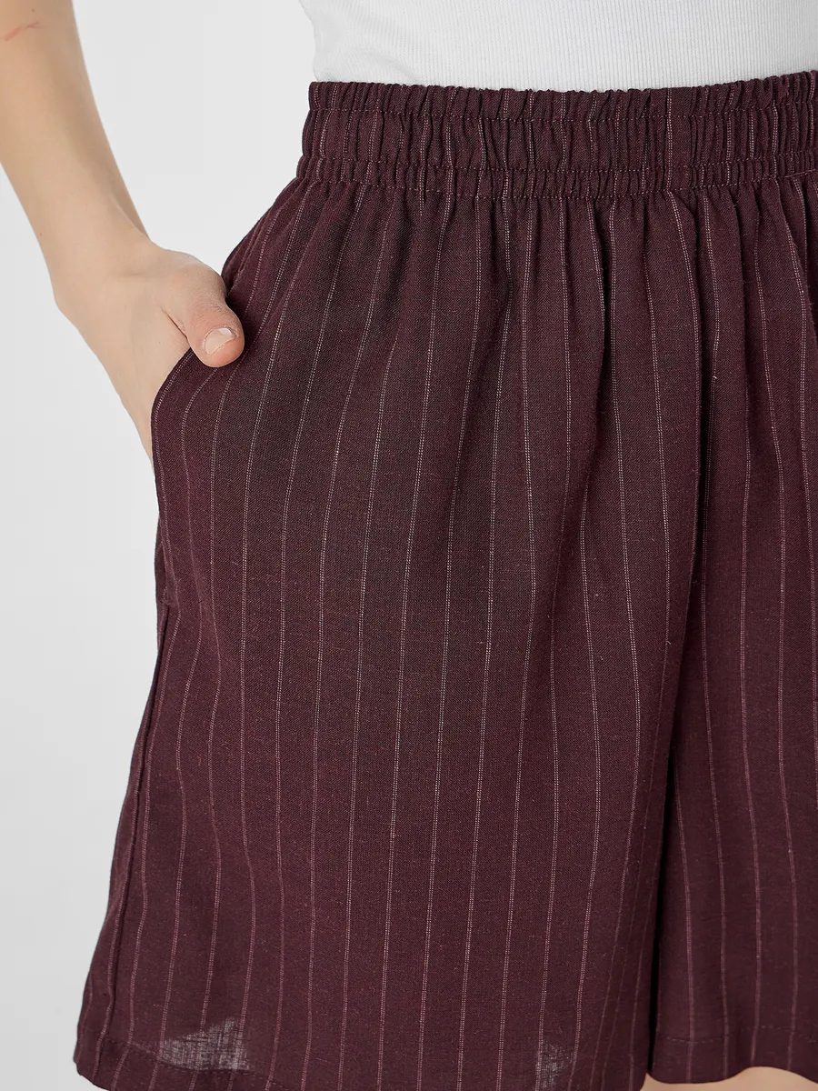 Шорты Mark Formelle (Марк Формэль) 522250/полоска на т.шоколаде - фото 5