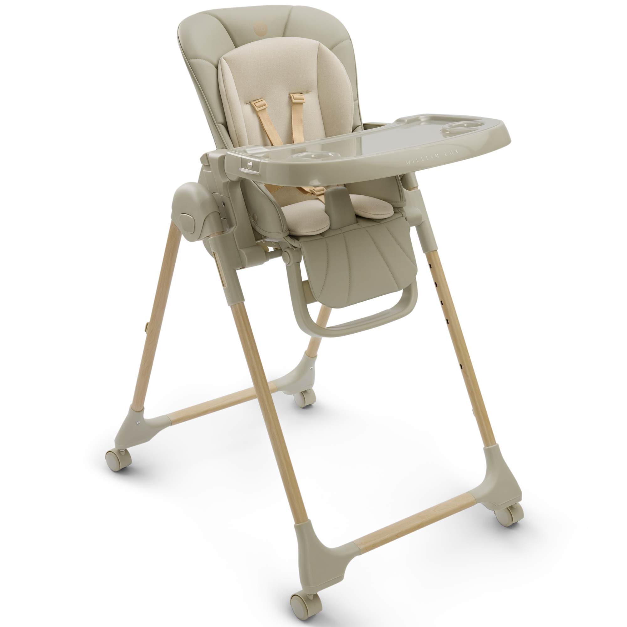 Стульчик для кормления Happy Baby WILLIAM LUX зеленый - фото 1