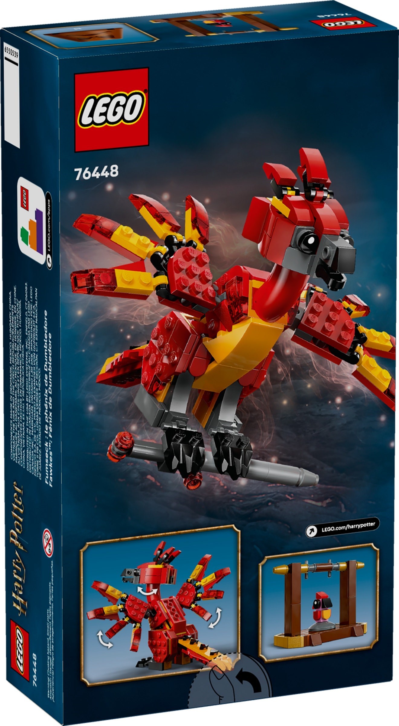 Изображение товара Конструктор LEGO Harry Potter 76448 Фоукс - Феникс Дамблдора для творчества и игры