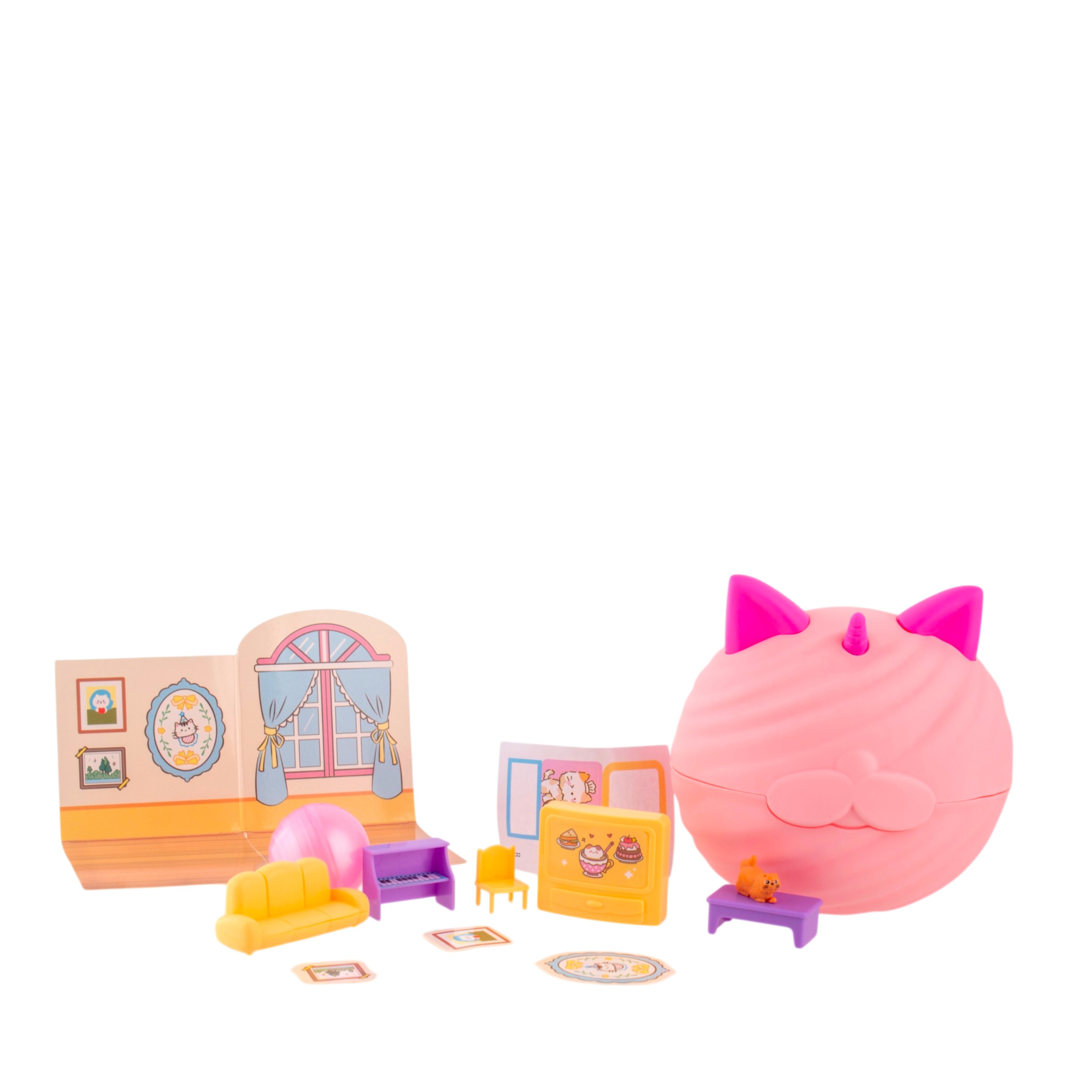 Конструктор KiddiePlay Домик с котиком-сюрприз - фото 3