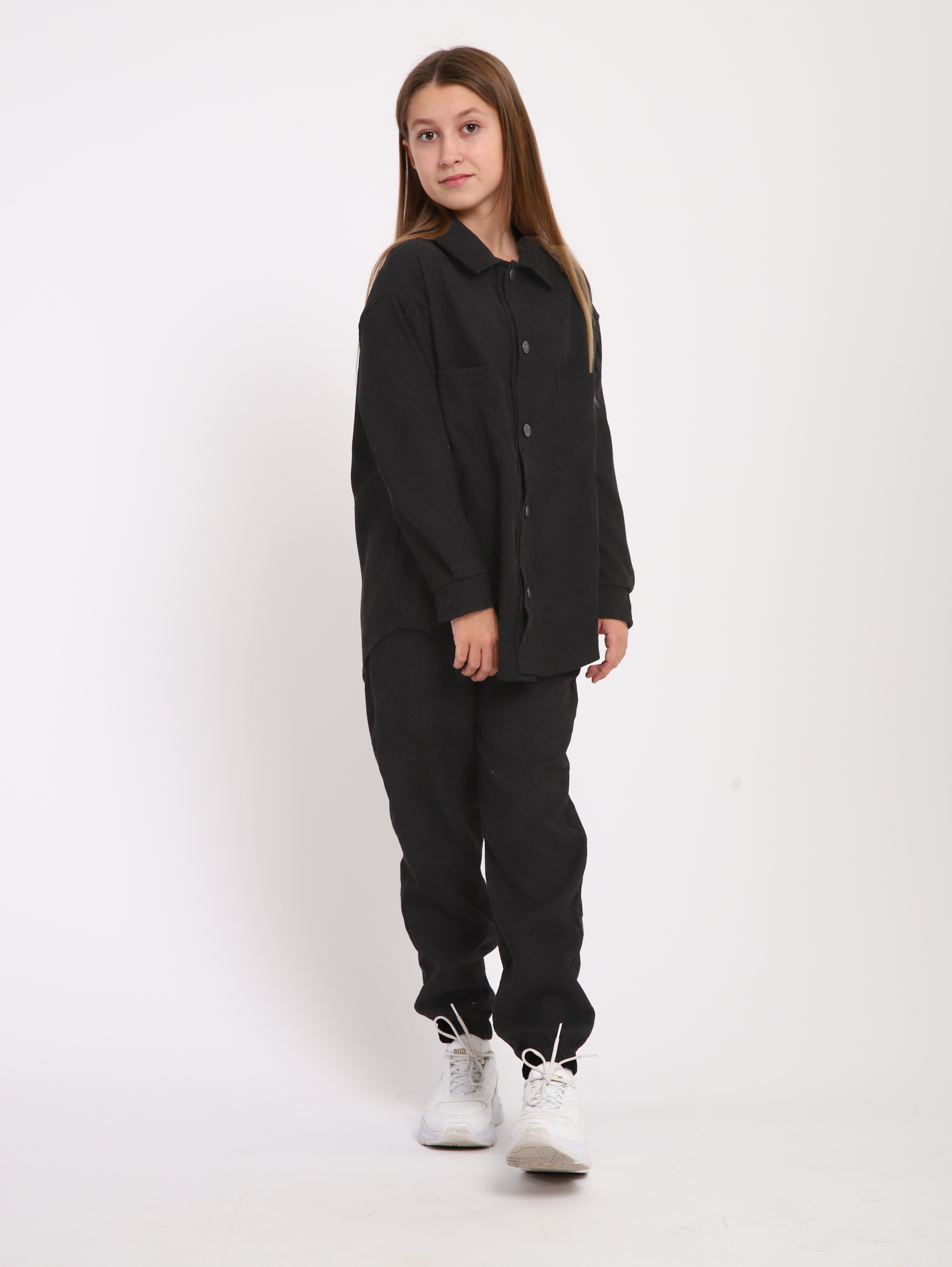 Костюм ЛАДОШКИ Костюм Вельвет черный - фото 11