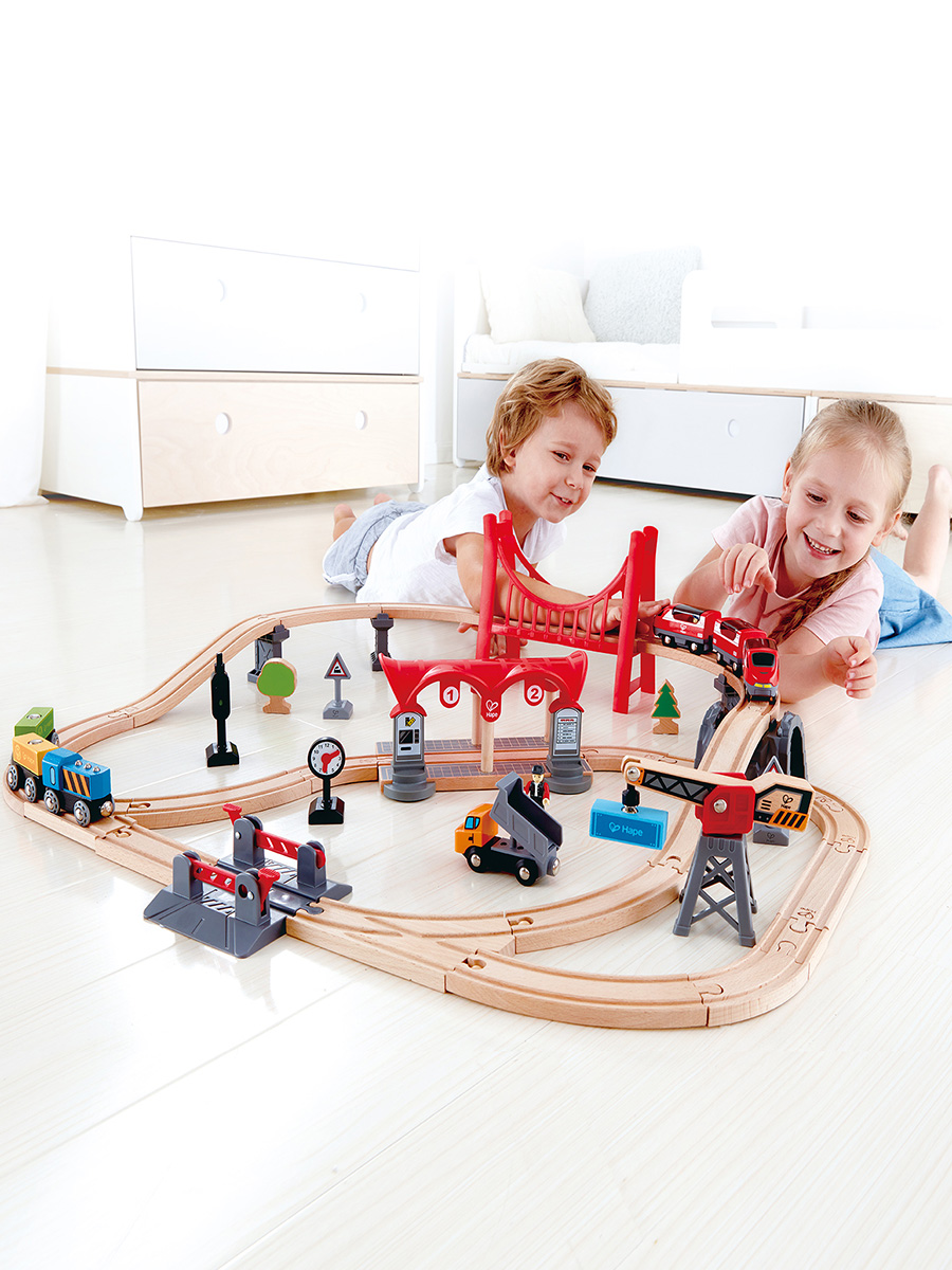 Набор железнодорожный Hape E3730_HP - фото 6