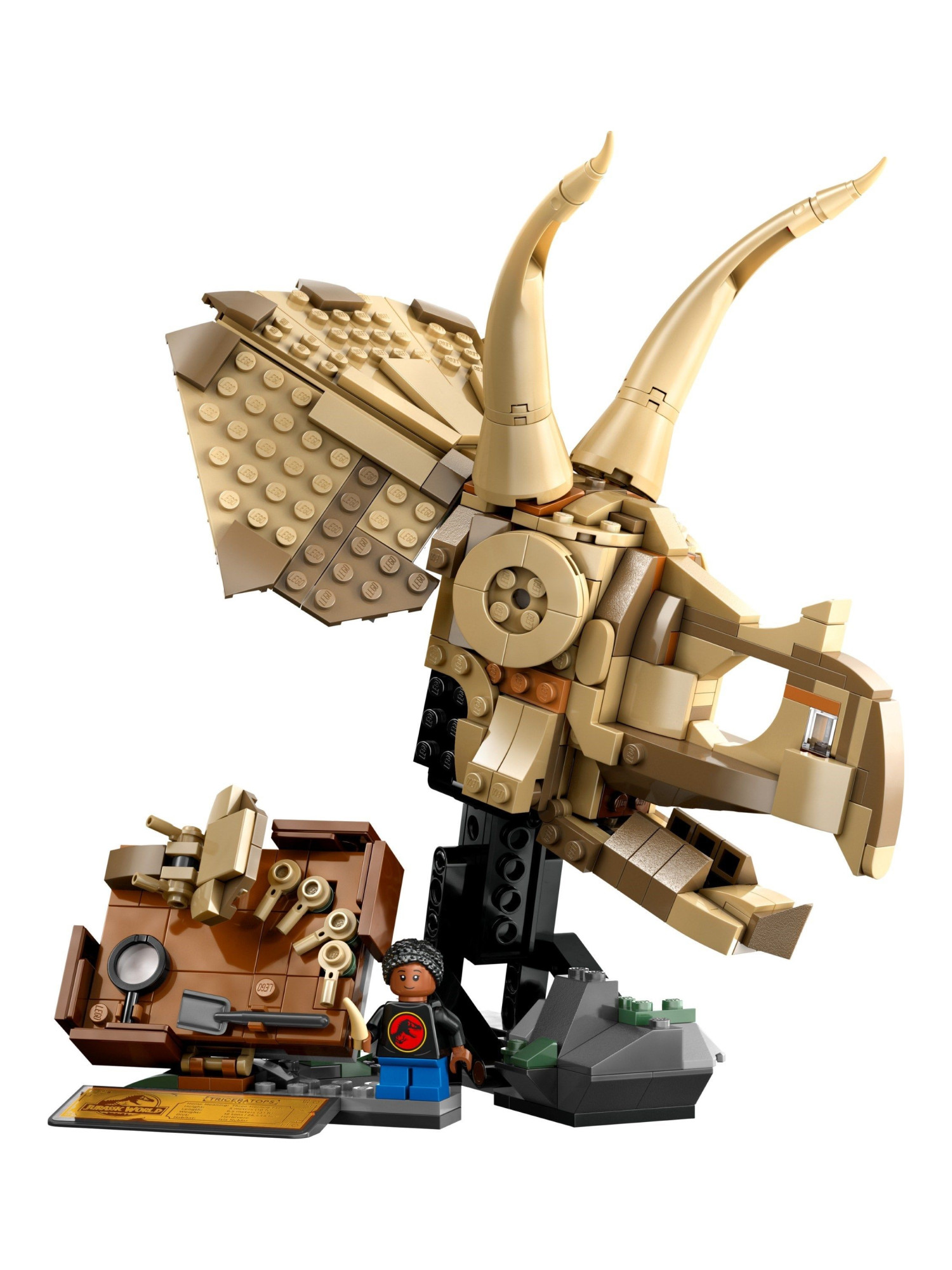 Конструктор LEGO Jurassic World Череп трицератопса 468 дет. - фото 2