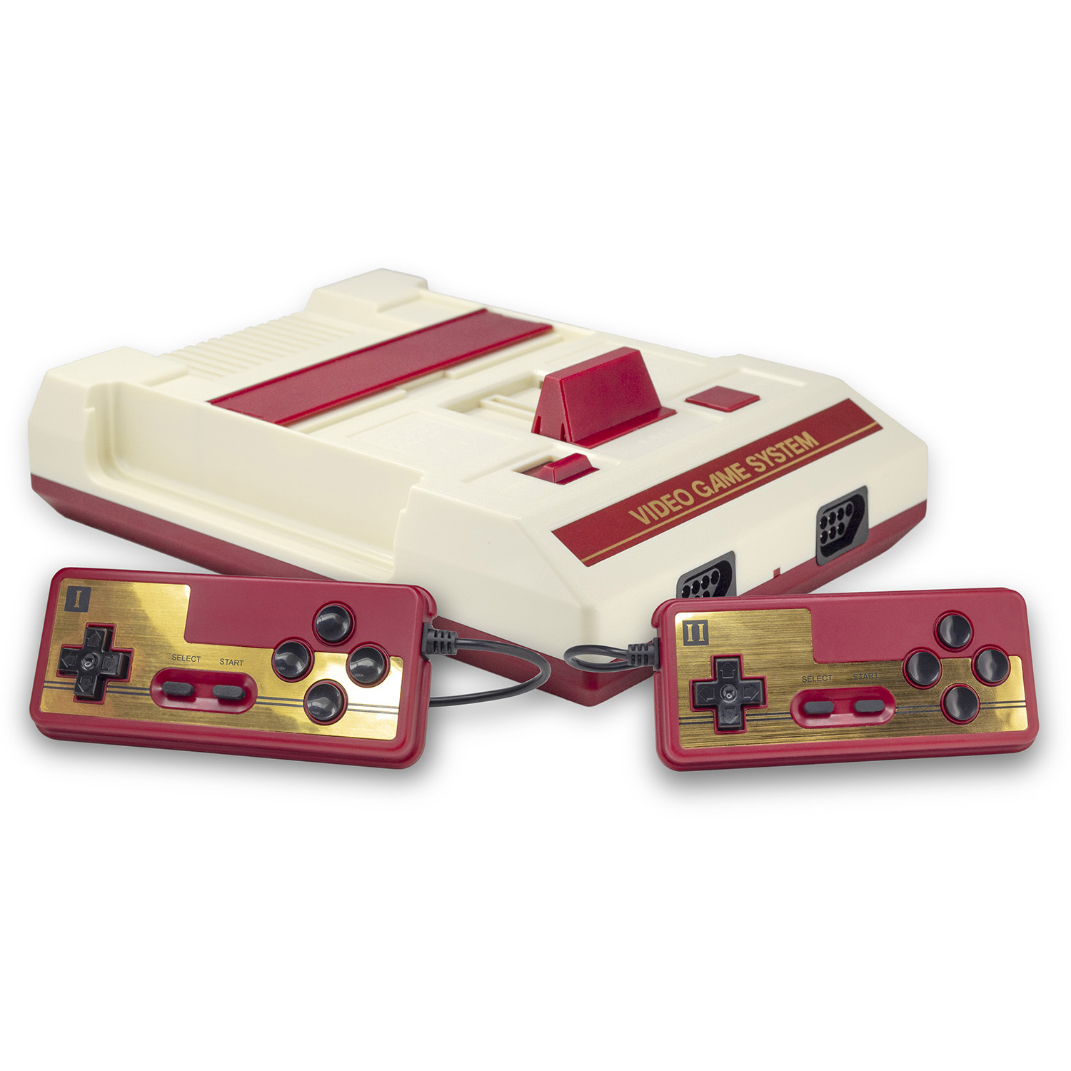 Игровая приставка для детей Retro Genesis 8 Bit Classic + 300 игр AV 2 проводных джойстика - фото 1