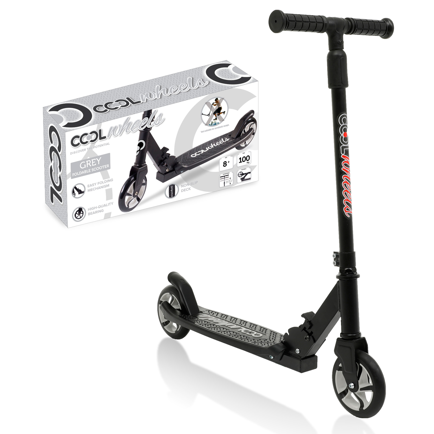 Самокат Cool Wheels двухколесный - фото 1