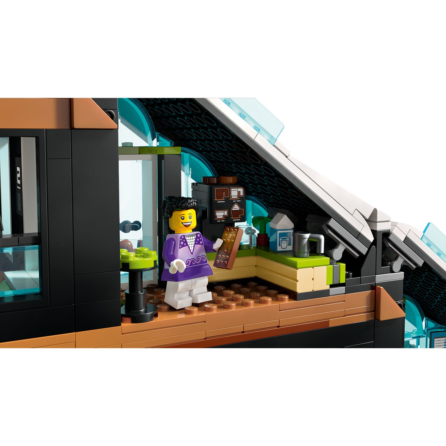 Конструктор LEGO City Ski and Climbing Center 1045 дет. - фото 7