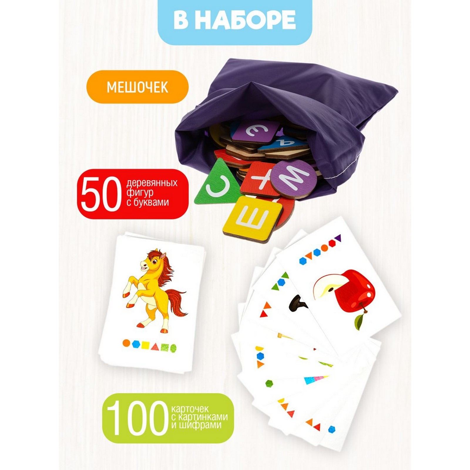 Настольная игра IQ-ZABIAKA Алфавит. Расшифруй и прочитай - фото 2