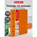 Тетрадь со сменным блоком Brauberg клетка 120 лист.