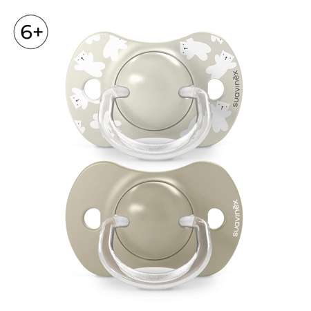 Пустышка Suavinex силикон ортодонтическая от 6 мес. 2 шт.