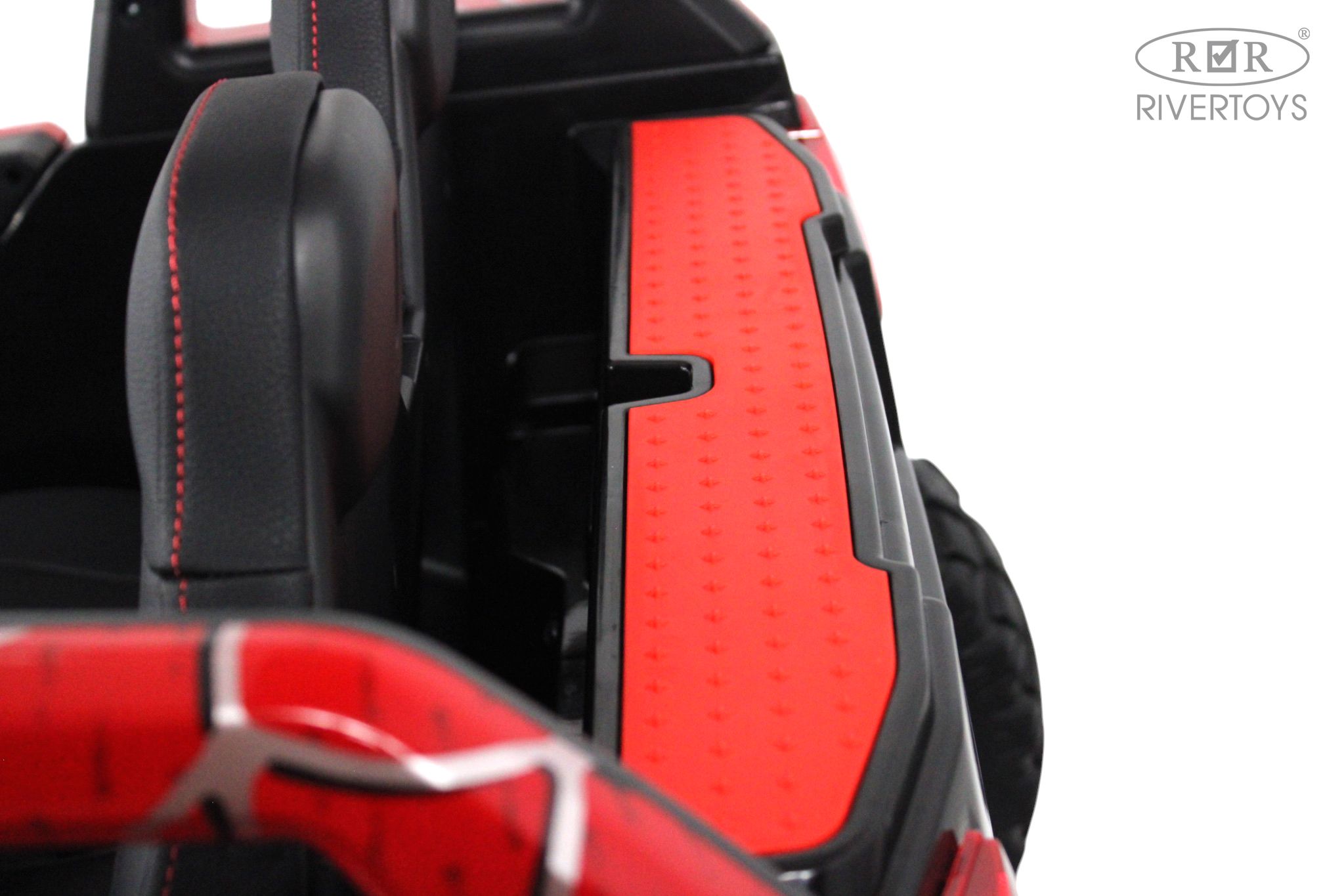 Электромобиль RIVERTOYS A707AA-LUX-NEW-RED-SPIDER С пультом ДУ - фото 6