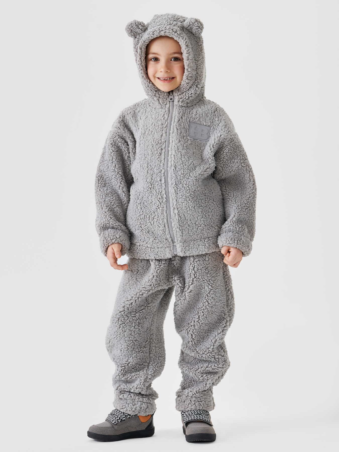 Толстовка и брюки Happy Baby 89088_grey/80-86 - фото 2